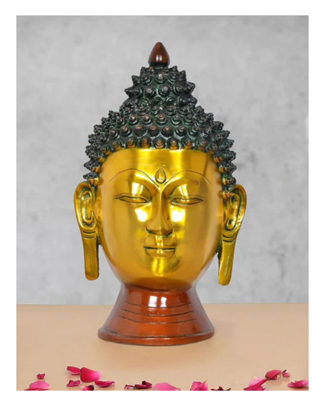 Golden Buddha Head
